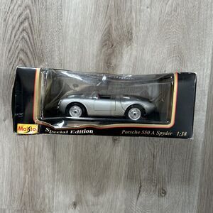 Maisto Porsche 550 A Spyder Diecast Car 1:18 Scale Special Edition Box Damage